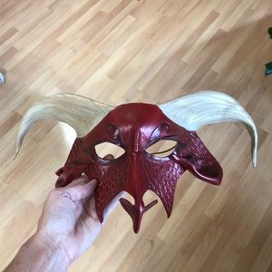 Couture Artisan Leather Mask for Costume Halloween